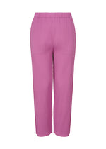 FINE KNIT PLEATS COLOR 1、ウィメンズ_パンツ、ピンク