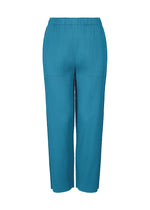 FINE KNIT PLEATS COLOR 1、ウィメンズ_パンツ、ブルー