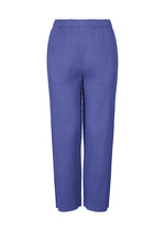 FINE KNIT PLEATS COLOR 1、ウィメンズ_パンツ、ブルー
