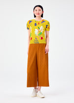 FINE KNIT PLEATS COLOR 2、ウィメンズ_パンツ、着用画像1