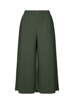 FINE KNIT PLEATS COLOR 2、ウィメンズ_パンツ、カーキ