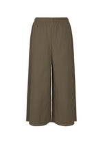 FINE KNIT PLEATS BOTTOM 2、ウィメンズ_パンツ、ブラウン