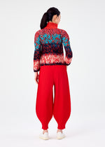 FINE KNIT PLEATS BOTTOM 2、ウィメンズ_パンツ、着用画像2