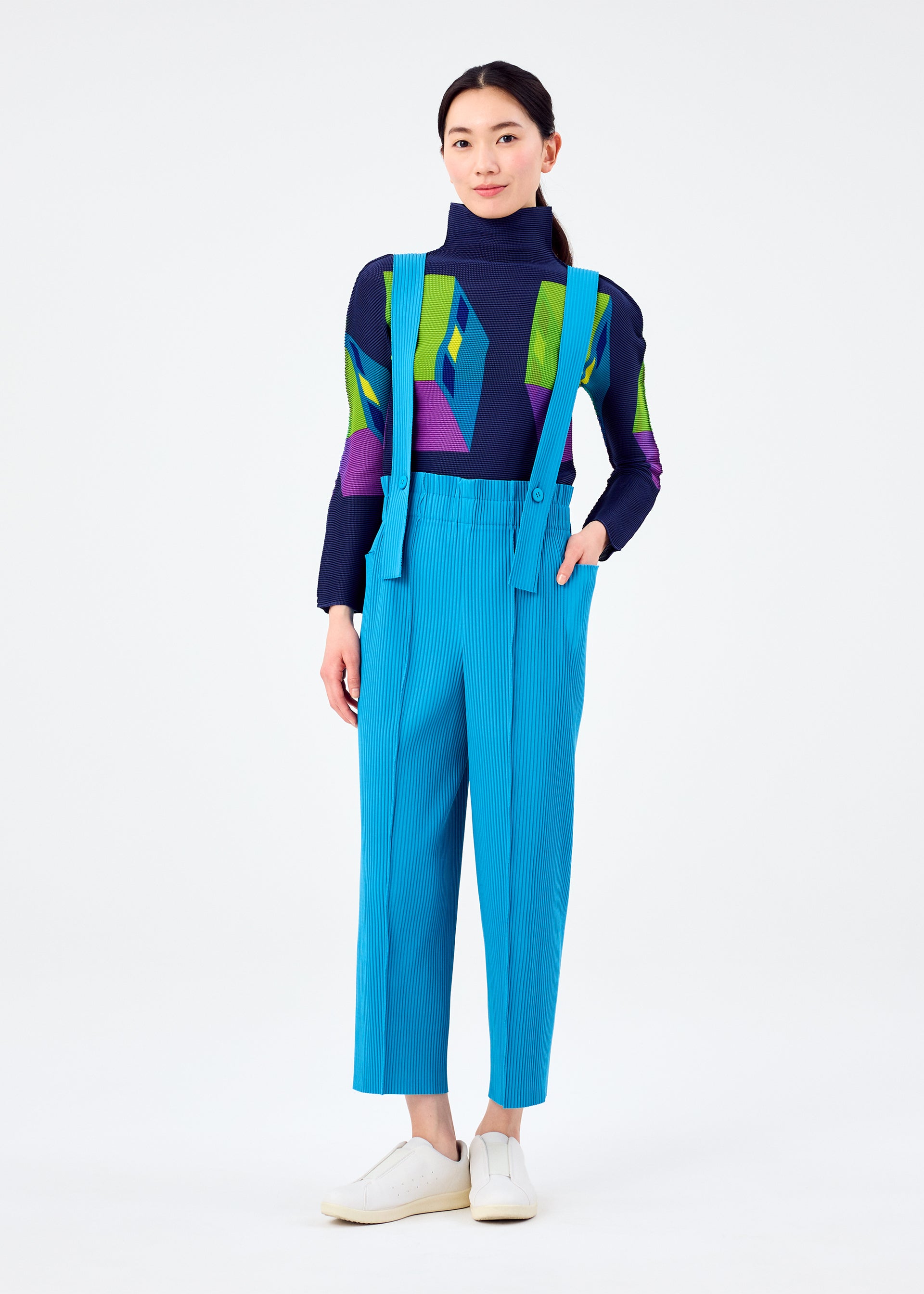 me ISSEY MIYAKE プリーツパンツ ストレート A-POC me ISSEY MIYAKE