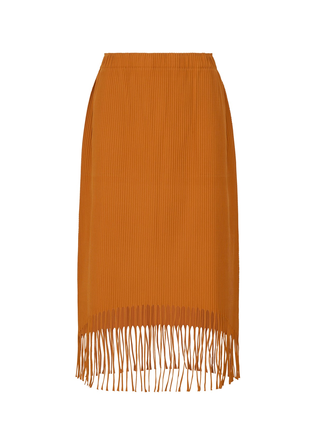 FRINGE PLEATS、ウィメンズ_スカート、オレンジ