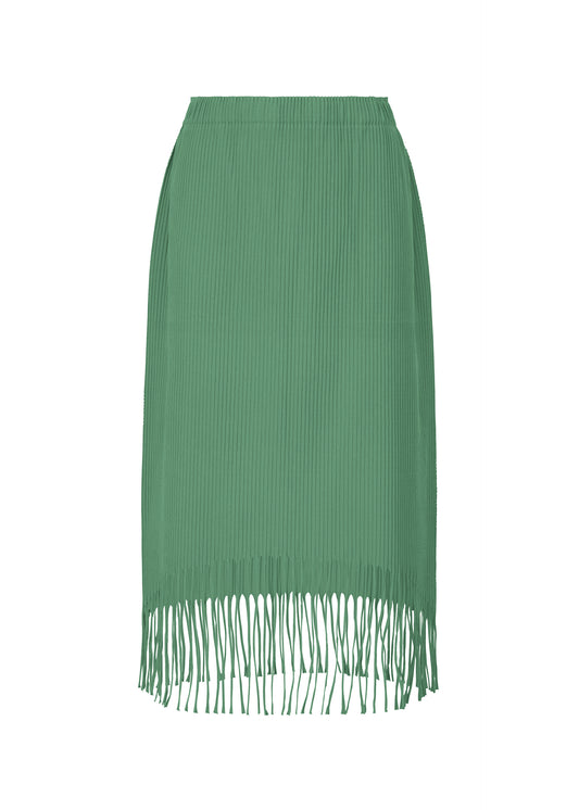 FRINGE PLEATS、ウィメンズ_スカート、グリーン