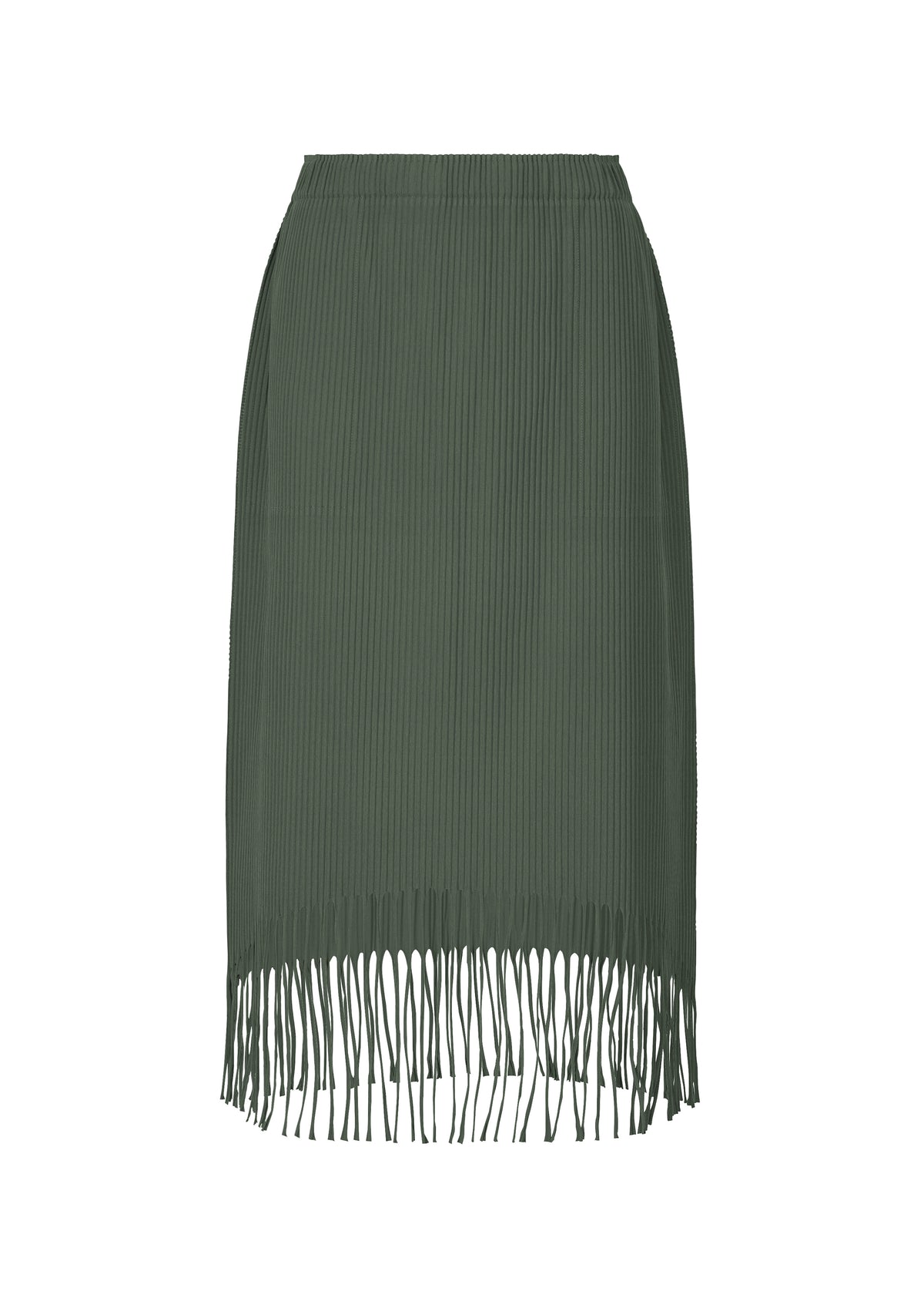 FRINGE PLEATS、ウィメンズ_スカート、カーキ