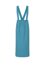 FINE KNIT PLEATS BOTTOM 3、ウィメンズ_スカート、ブルー