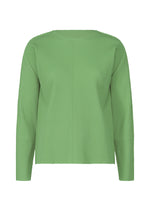 FINE KNIT PLEATS COLOR 2、ウィメンズ_トップス_トップ、グリーン