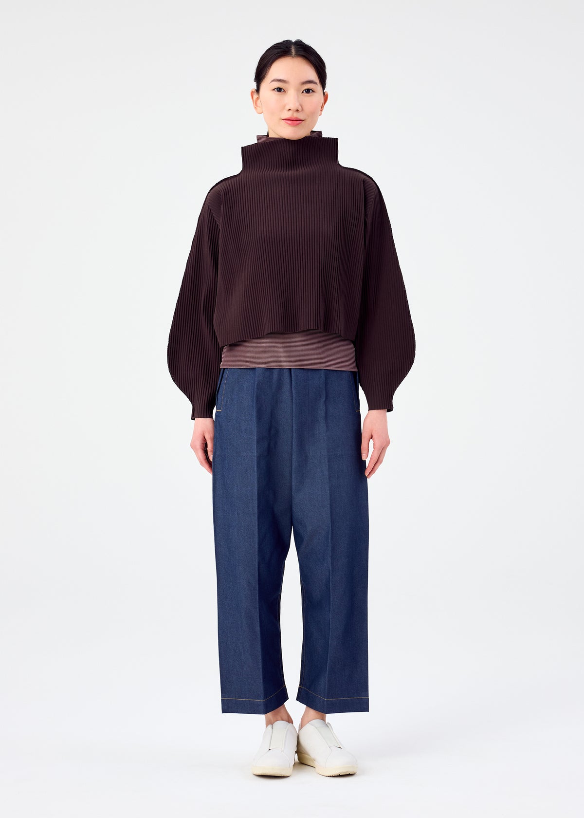 ROUND PLEATS、ウィメンズ_トップス_トップ、着用画像3
