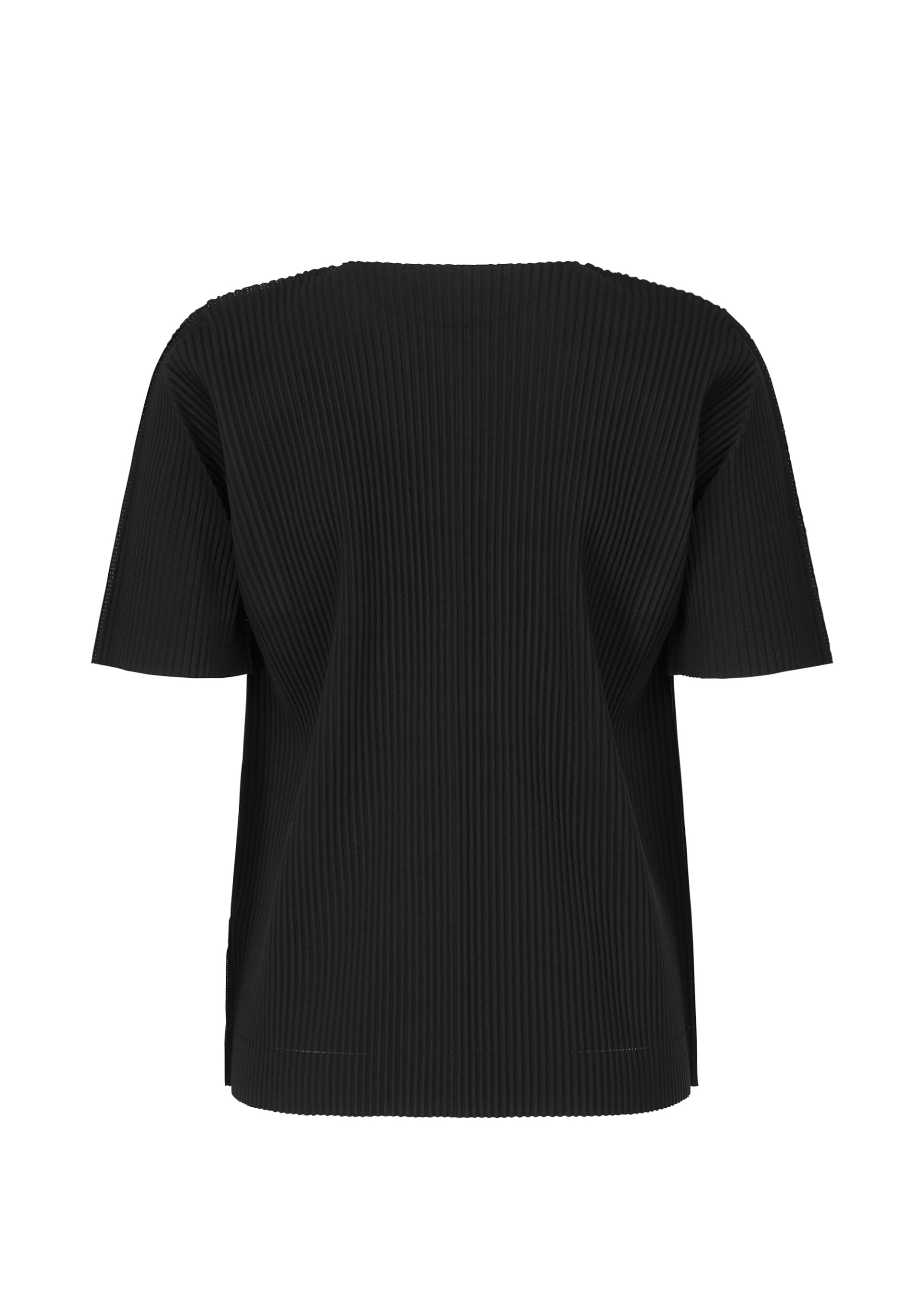 FINE KNIT PLEATS BLACK、ウィメンズ_トップス_トップ、ディテール画像1