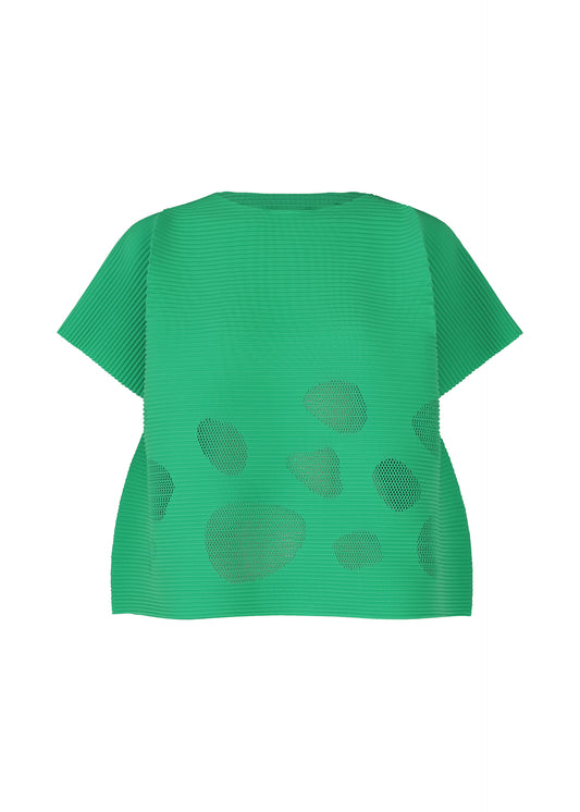 SEA GLASS PLEATS、ウィメンズ_トップス_トップ、グリーン