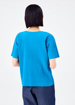 FINE KNIT PLEATS COLOR 1、ウィメンズ_トップス_トップ、着用画像2
