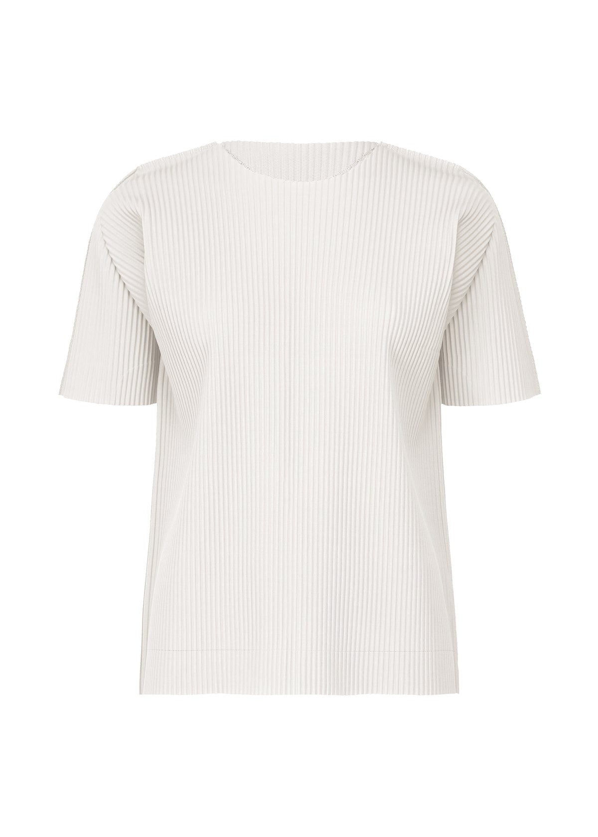 FINE KNIT PLEATS COLOR 1、ウィメンズ_トップス_トップ、ホワイト