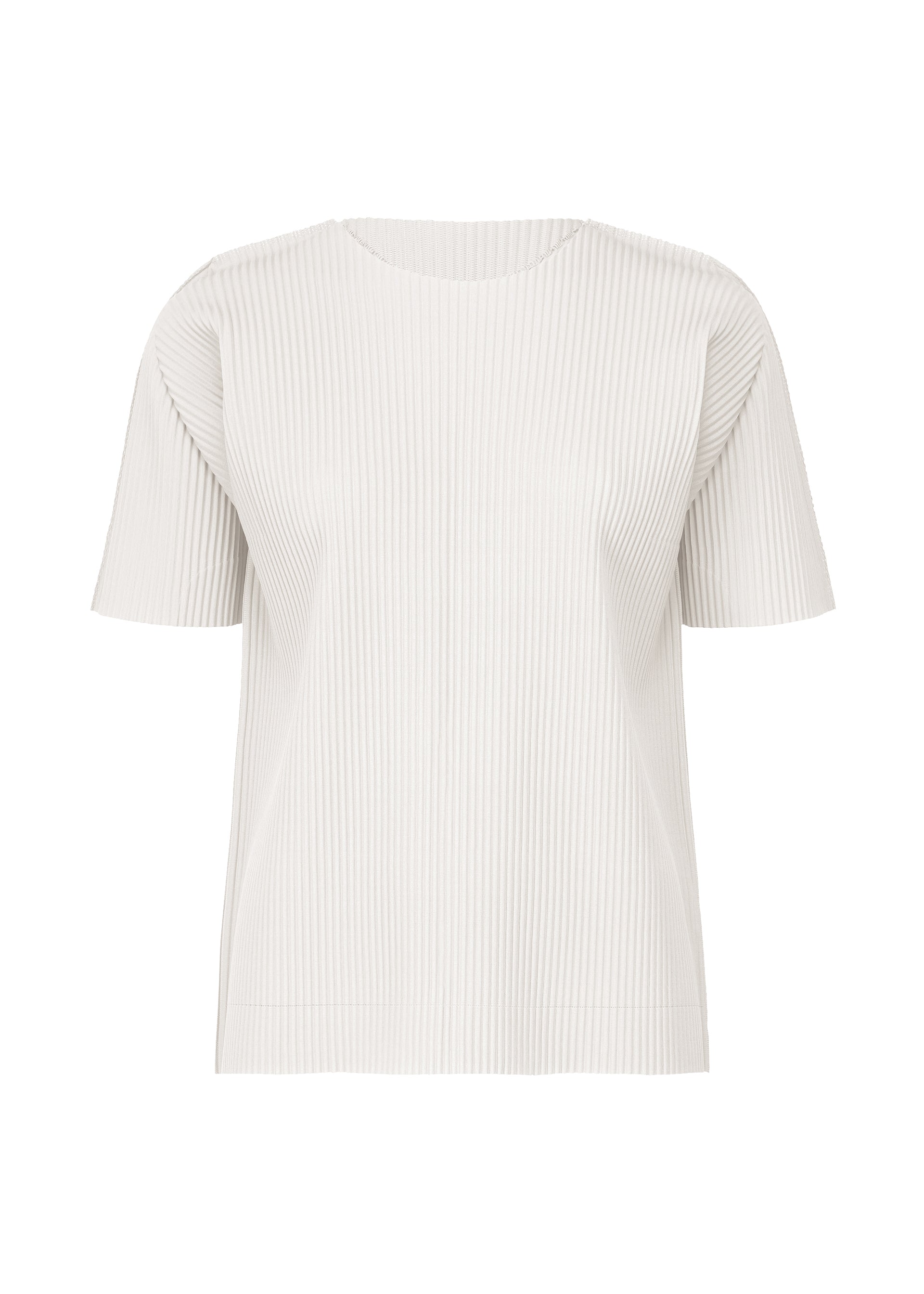 FINE KNIT PLEATS COLOR 1、ウィメンズ_トップス_トップ、ホワイト