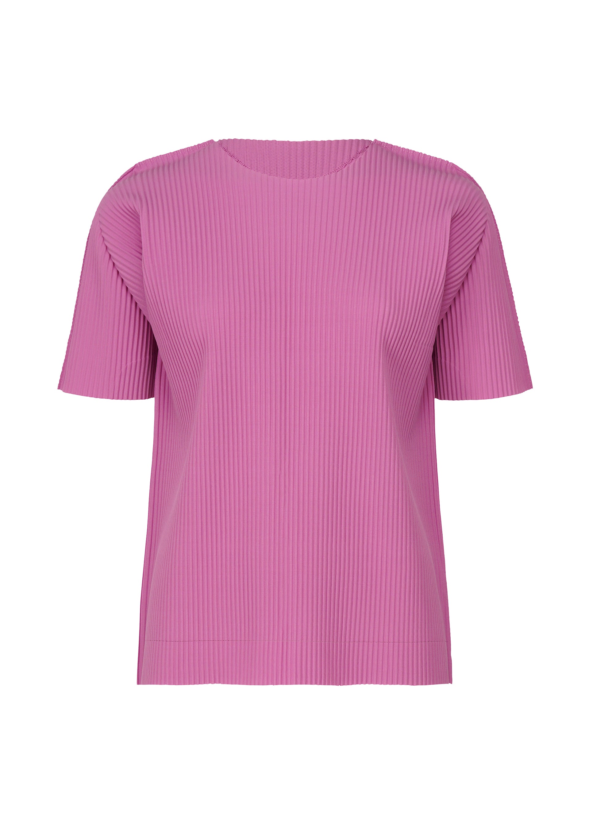 FINE KNIT PLEATS COLOR 1、ウィメンズ_トップス_トップ、ピンク