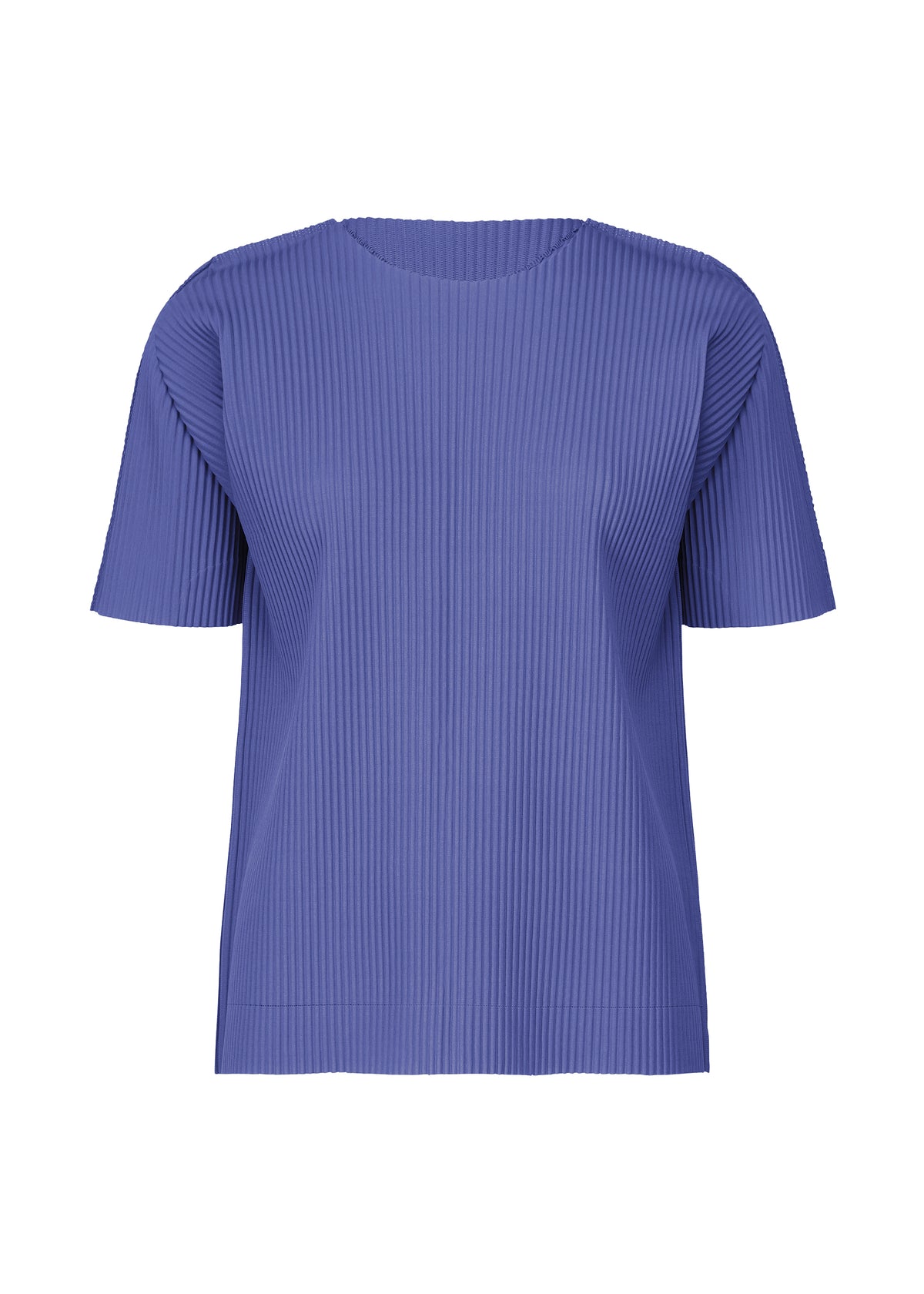 FINE KNIT PLEATS COLOR 1、ウィメンズ_トップス_トップ、ブルー