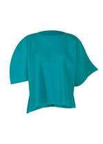 CURVE  PLEATS、ウィメンズ_トップス_トップ、ブルー
