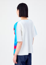 GROW FINE KNIT PLEATS T、ウィメンズ_トップス_トップ、着用画像2