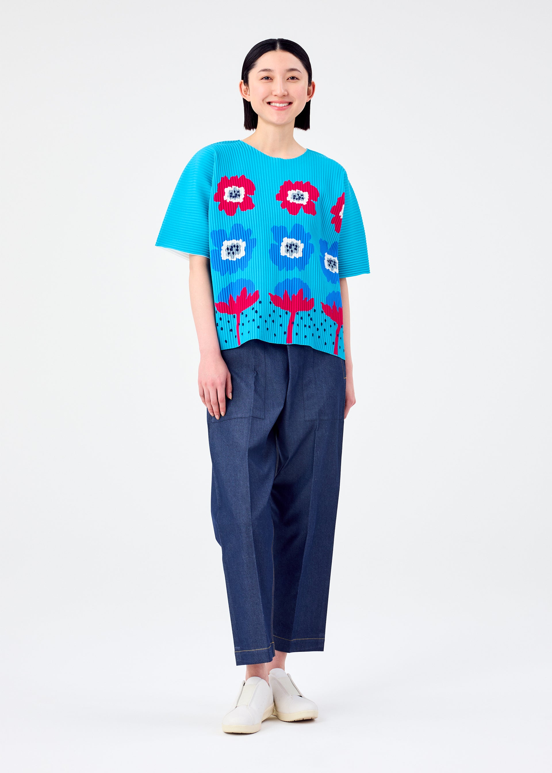 プリーツプリーズ、GRAINY COLORSトップス新品未使用 GROW FINE KNIT PLEATS T – isseymiyake.com