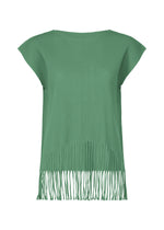 FRINGE PLEATS、ウィメンズ_トップス_トップ、グリーン