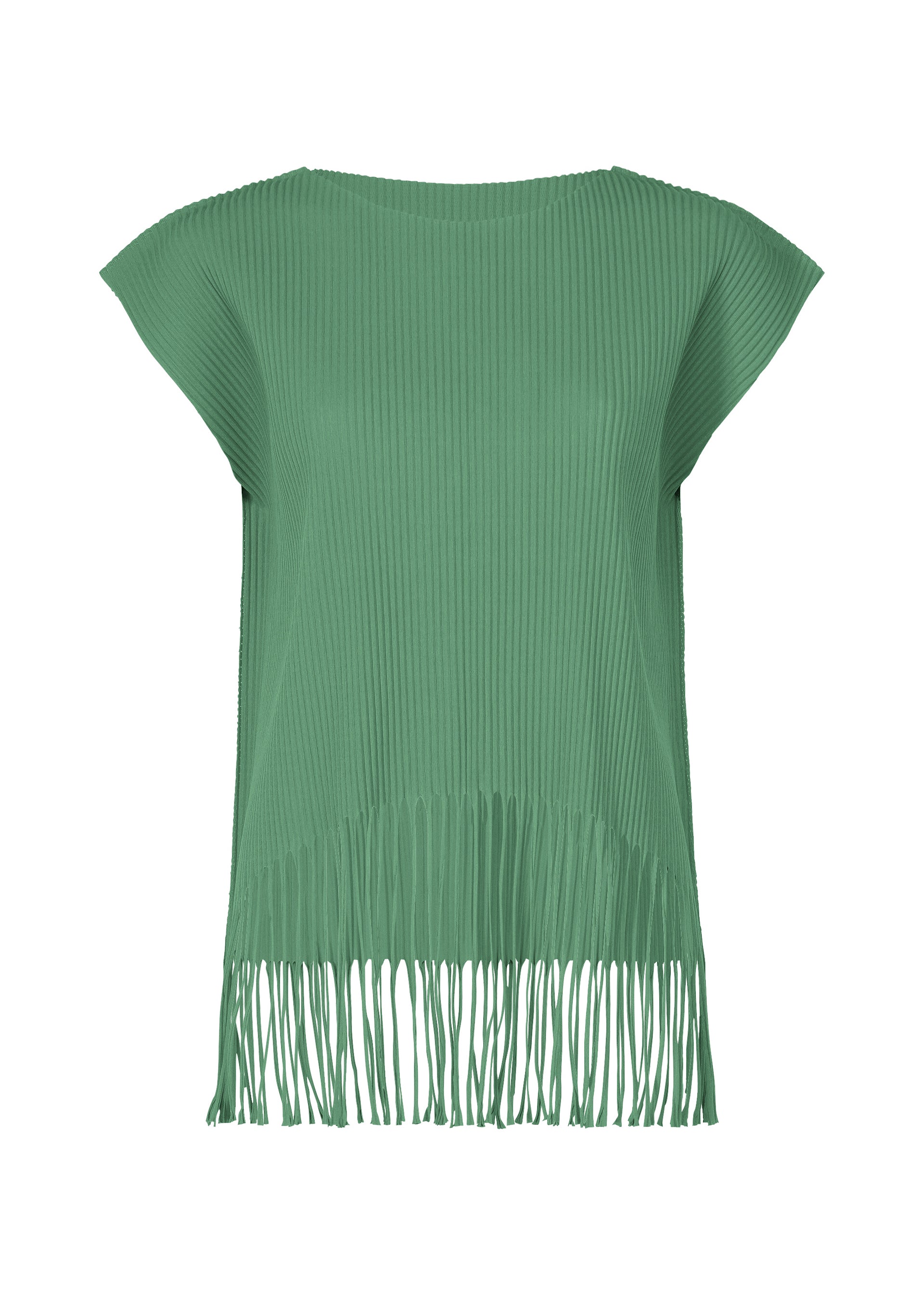 FRINGE PLEATS、ウィメンズ_トップス_トップ、グリーン