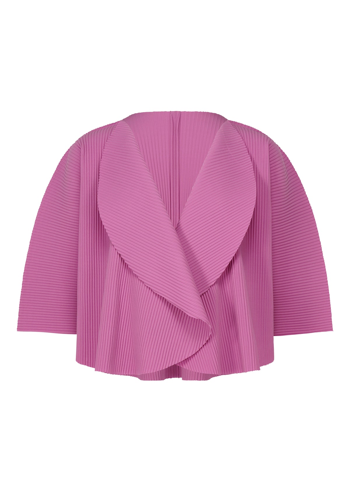 CIRCLE PLEATS、ウィメンズ_トップス_カーディガン、ピンク