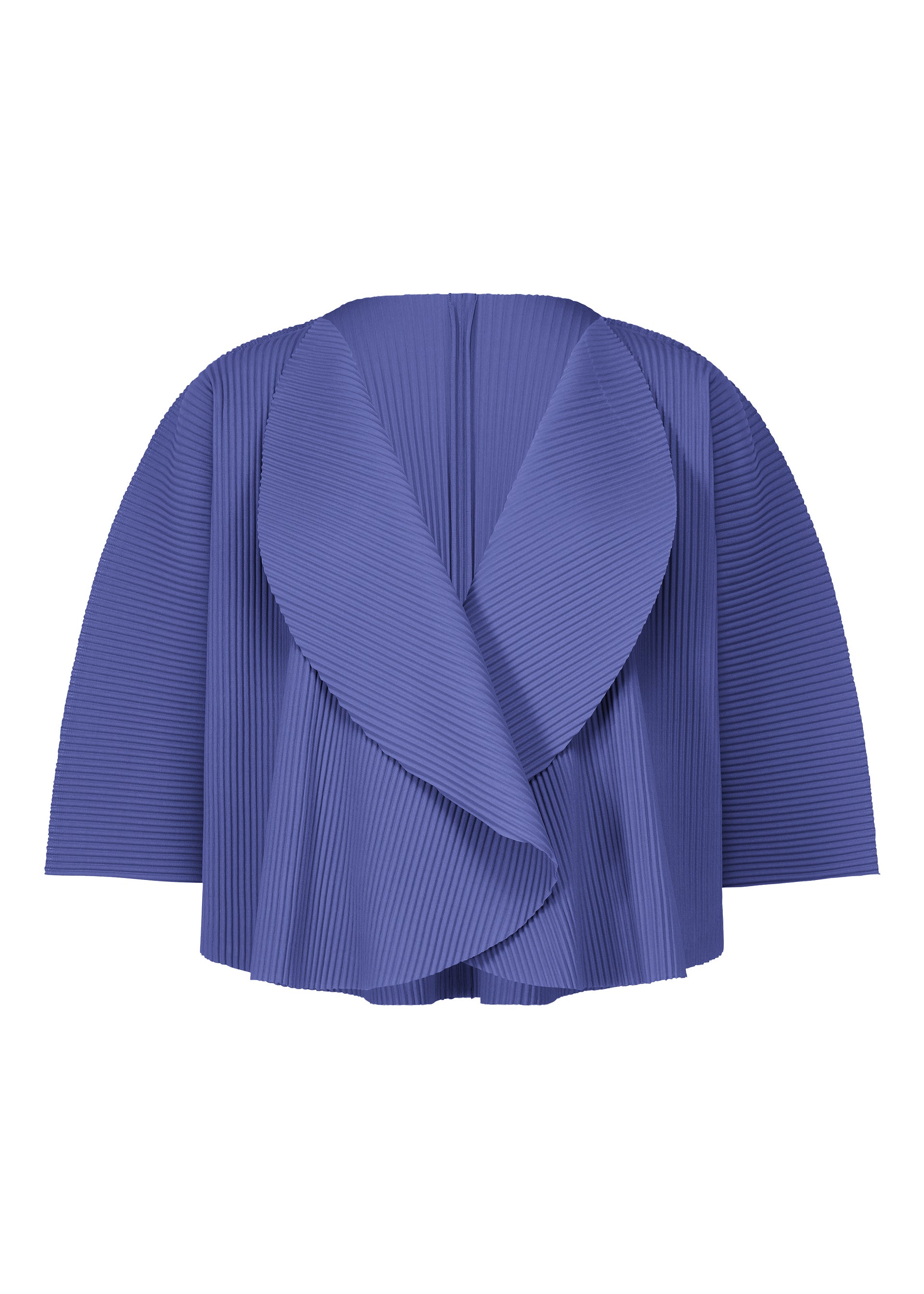 CIRCLE PLEATS、ウィメンズ_トップス_カーディガン、ブルー
