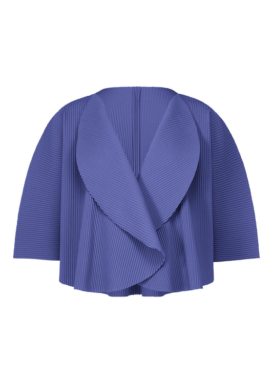 CIRCLE PLEATS、ウィメンズ_トップス_カーディガン、ブルー