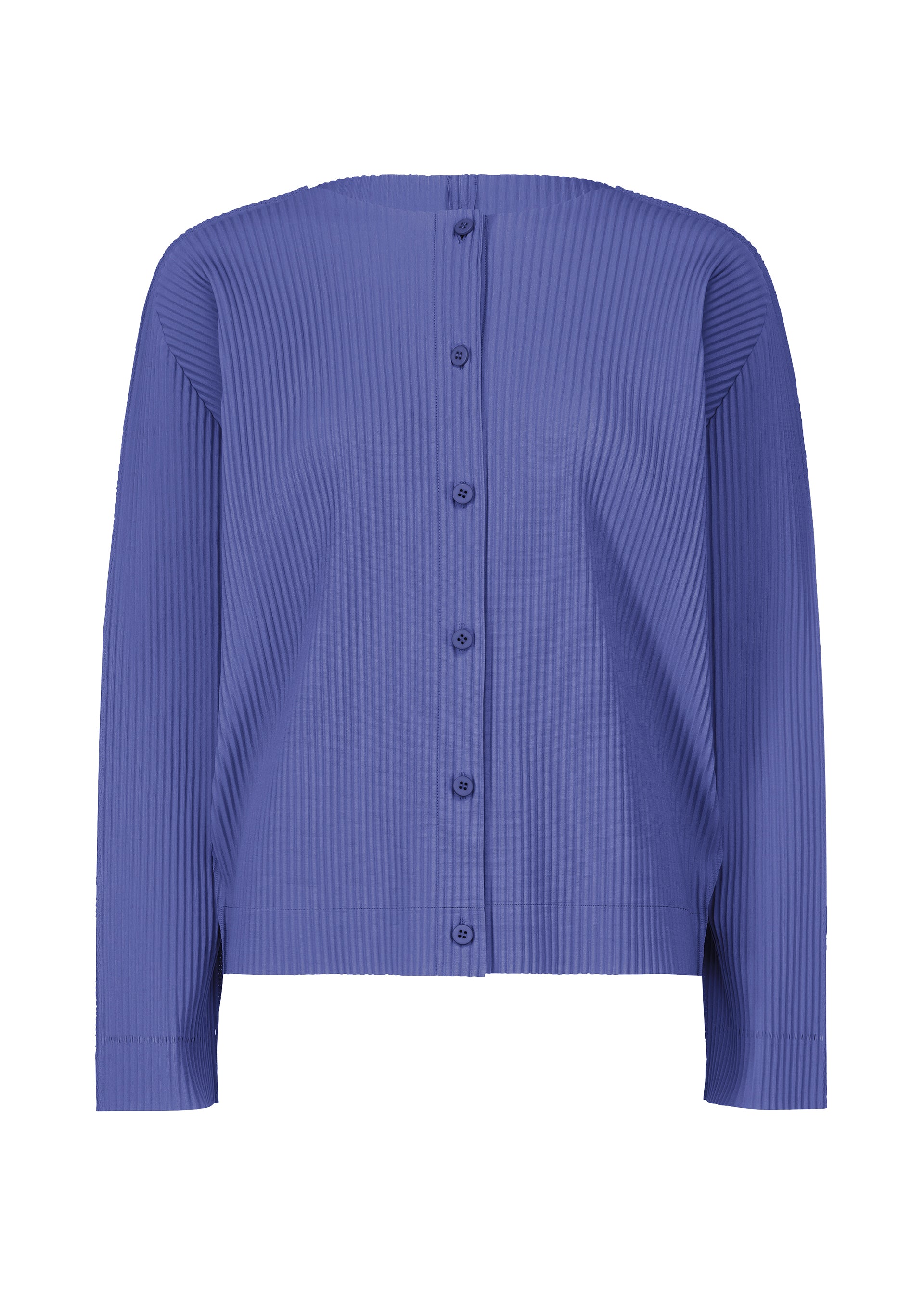 美品　ISSEY MIYAKE プリーツ加工　ロングカーディガン　レッド 極美品☆PLEATS PLEASE プリーツプリーズ イッセイミヤケ PP33