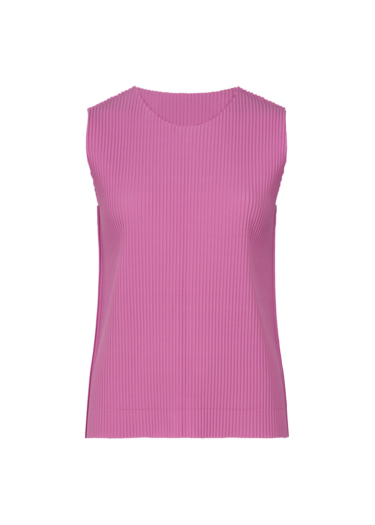 FINE KNIT PLEATS COLOR 1、ウィメンズ_トップス_トップ、ピンク