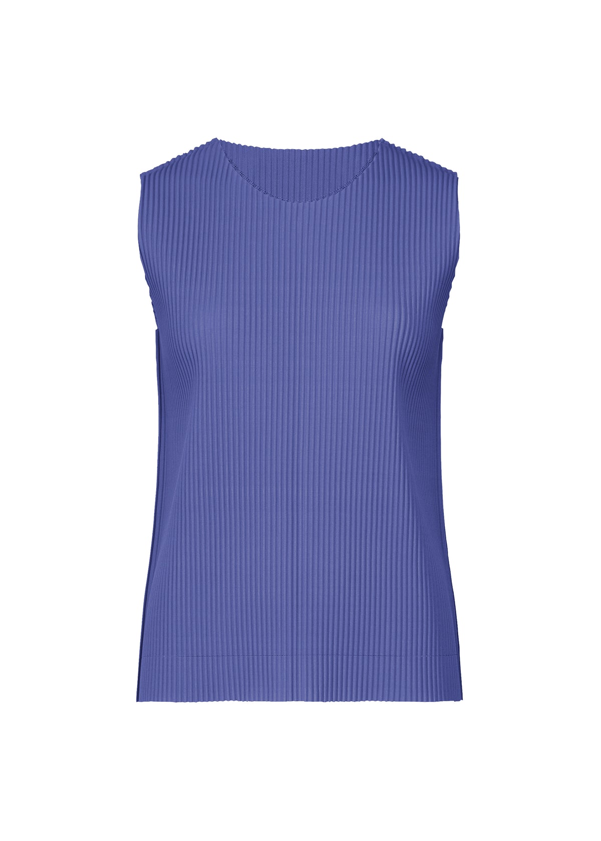FINE KNIT PLEATS COLOR 1、ウィメンズ_トップス_トップ、ブルー