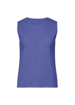 FINE KNIT PLEATS COLOR 1、ウィメンズ_トップス_トップ、ブルー