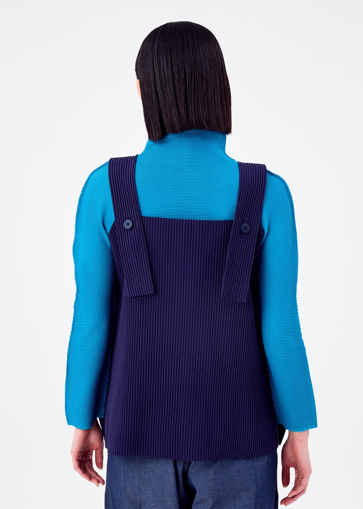 BELT PLEATS、ウィメンズ_トップス_トップ、着用画像2