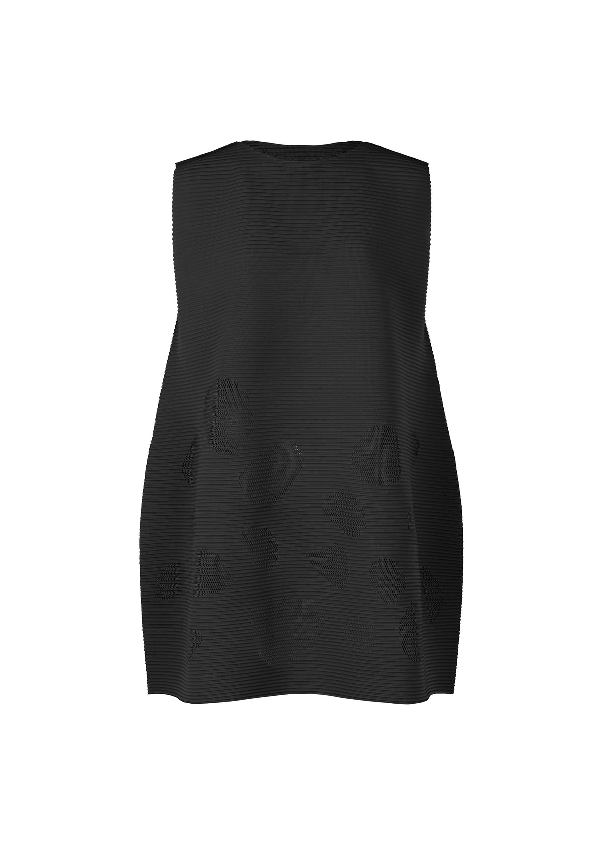 SEA GLASS PLEATS、ウィメンズ_トップス_チュニック、ブラック