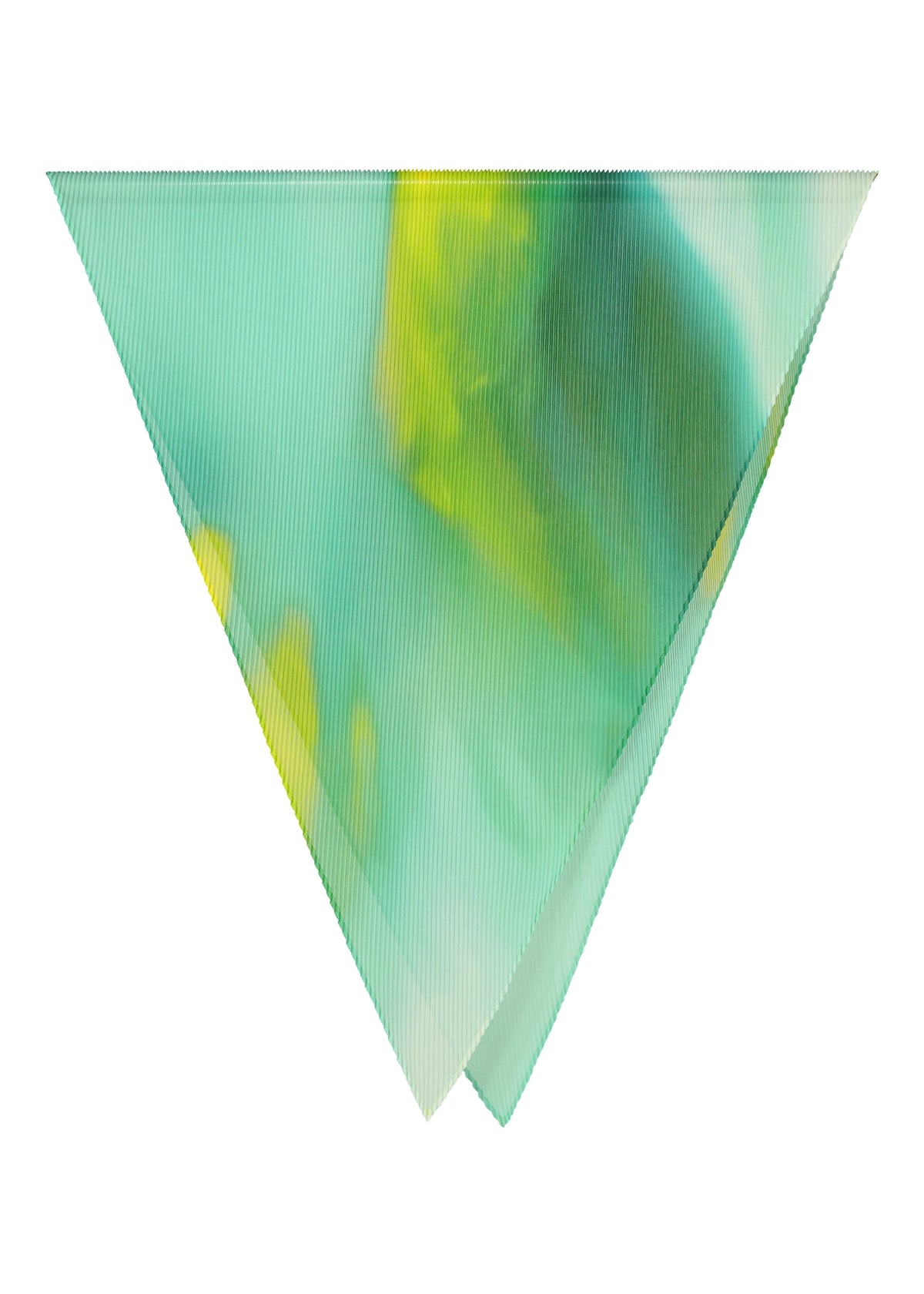 AURORA PLEATS STOLE、アクセサリー&その他_ストール、グリーン