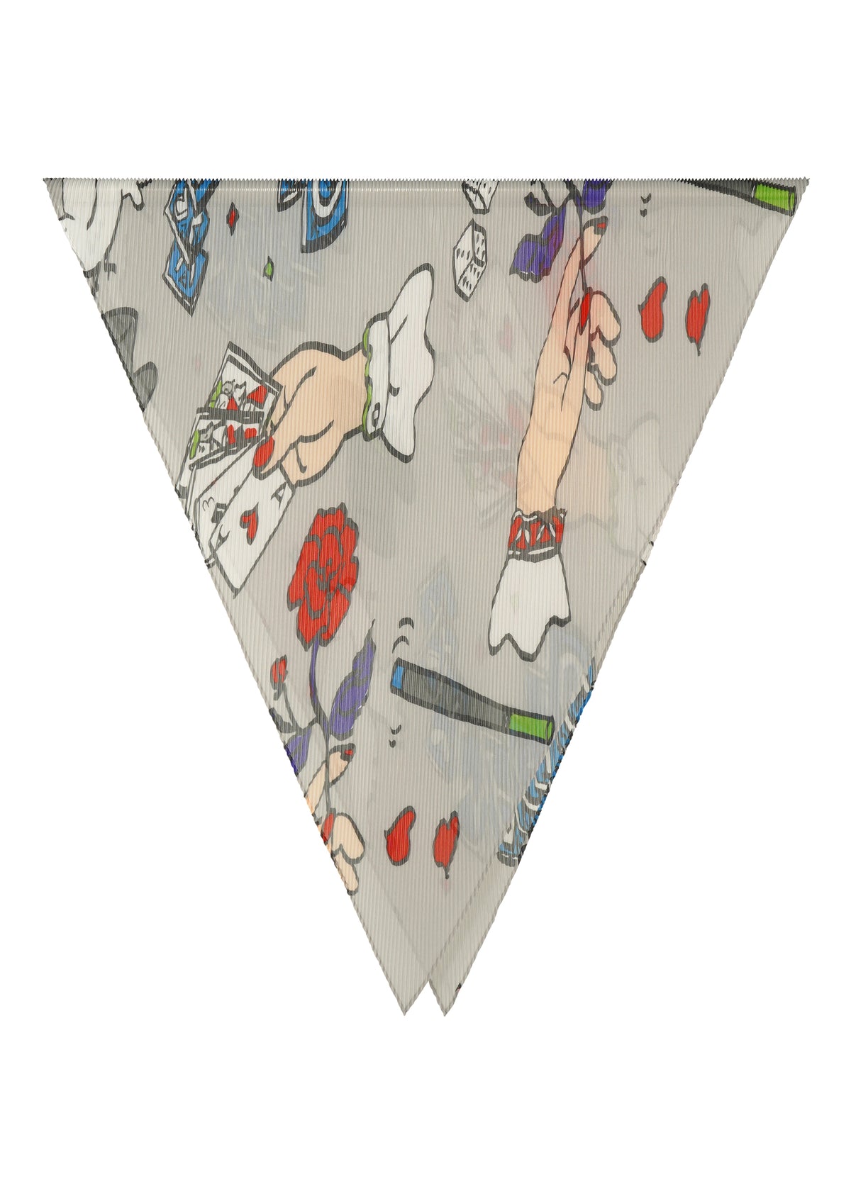 MAGIC PLEATS STOLE、アクセサリー&その他_ストール、グレー