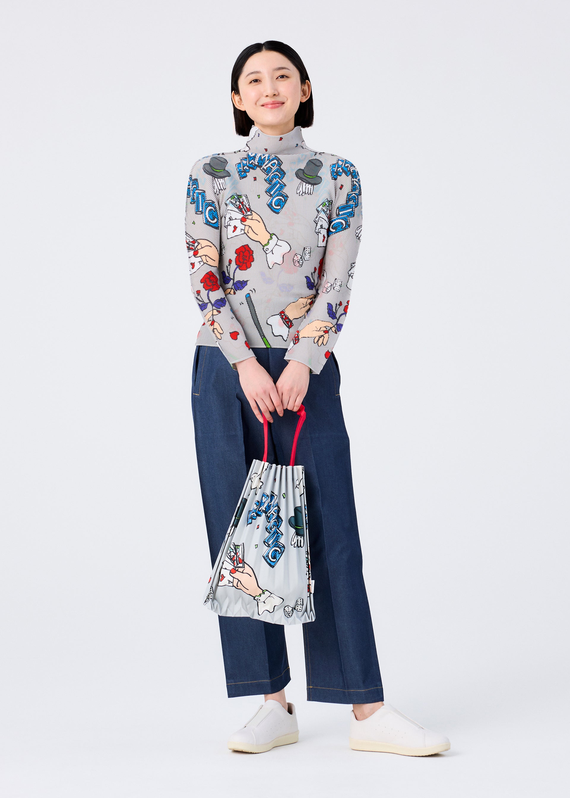 MAGIC TRUNK PLEATS BAG、バッグ&財布_トートバッグ、着用画像1