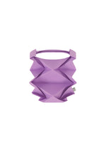GEOMETRIC PLEATS BAG、バッグ&財布_トートバッグ、パープル