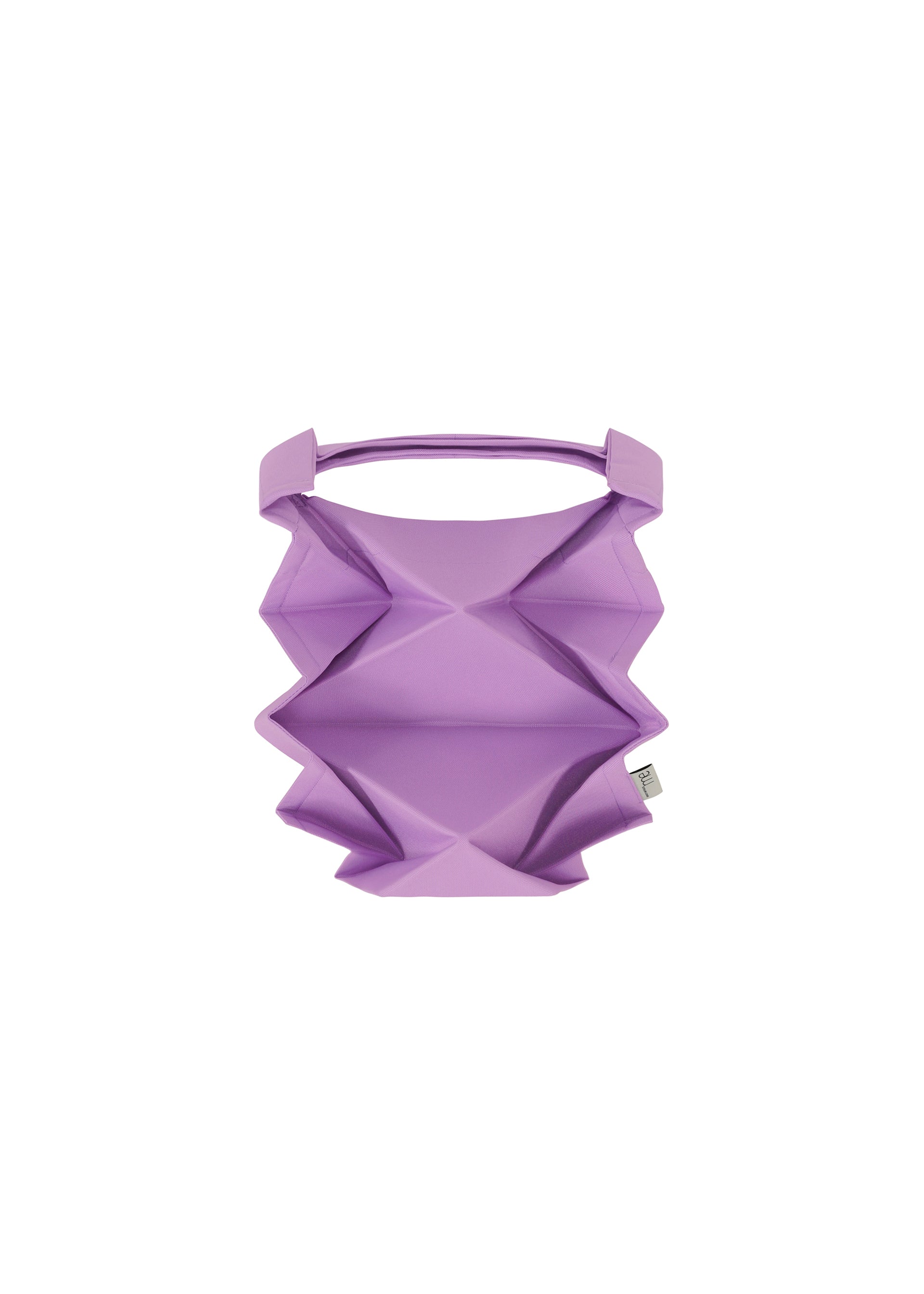 GEOMETRIC PLEATS BAG、バッグ&財布_トートバッグ、パープル