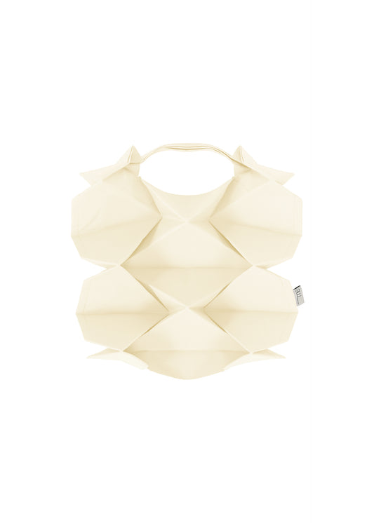 GEOMETRIC PLEATS BAG、バッグ&財布_トートバッグ、ホワイト
