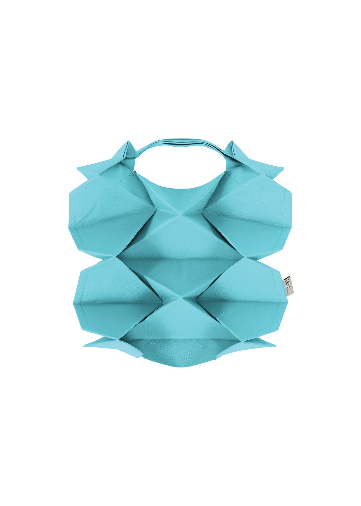 GEOMETRIC PLEATS BAG、バッグ&財布_トートバッグ、ブルー