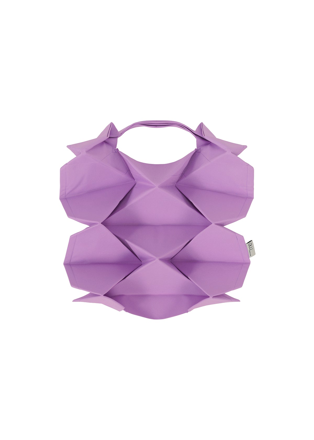 GEOMETRIC PLEATS BAG、バッグ&財布_トートバッグ、パープル