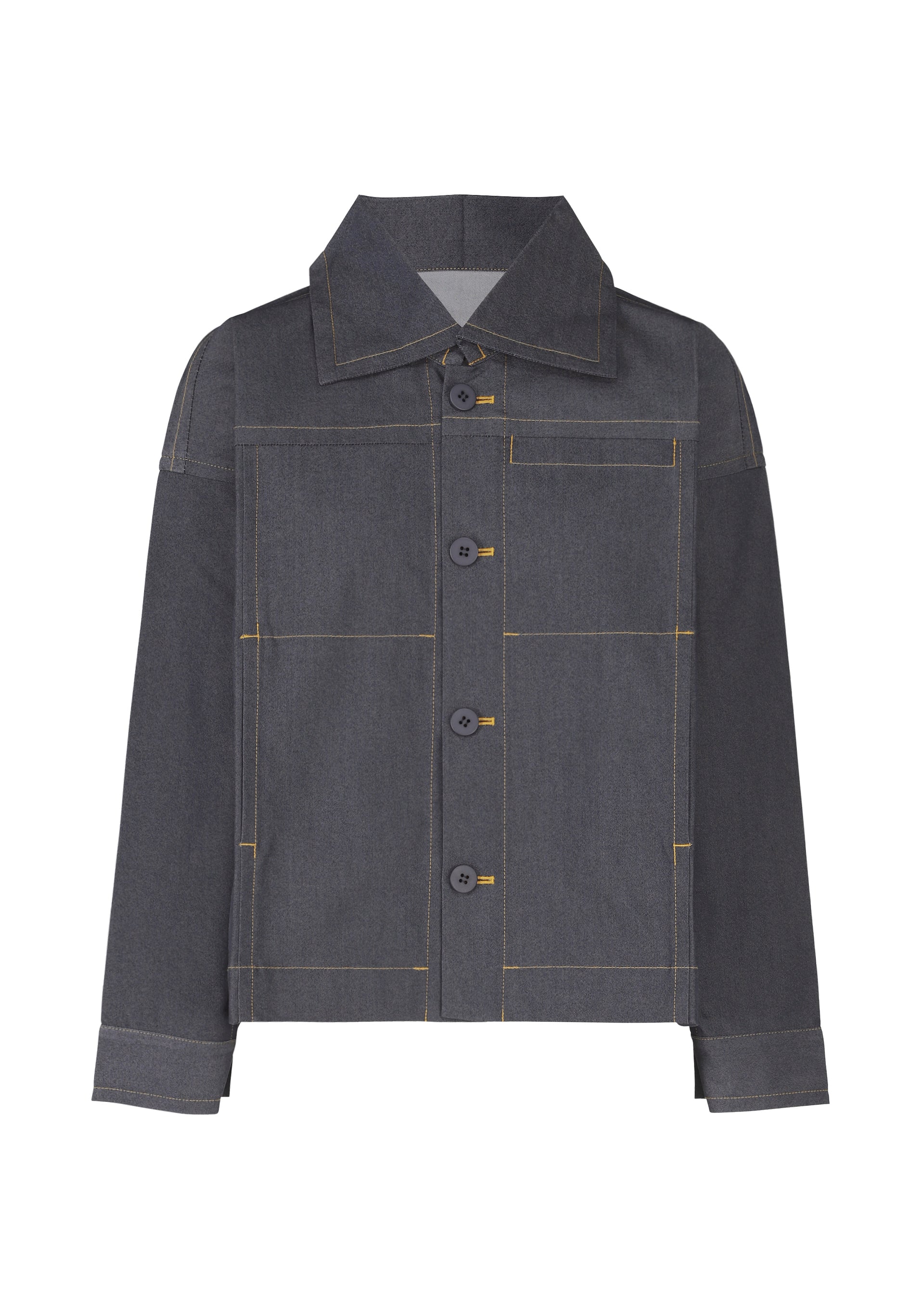 FLAT DENIM、ウィメンズ_ジャケット&コート_ジャケット＆ブルゾン、ネイビー