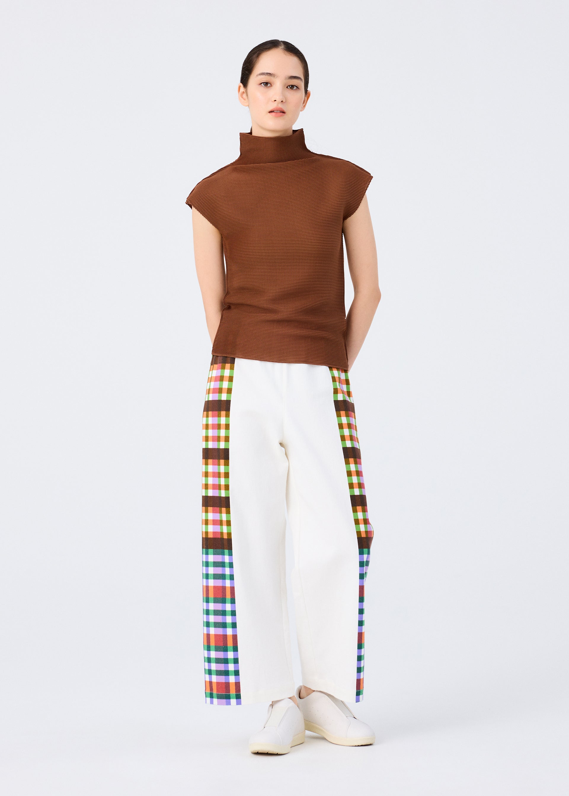 CHECK STRETCH BOTTOM – isseymiyake.com