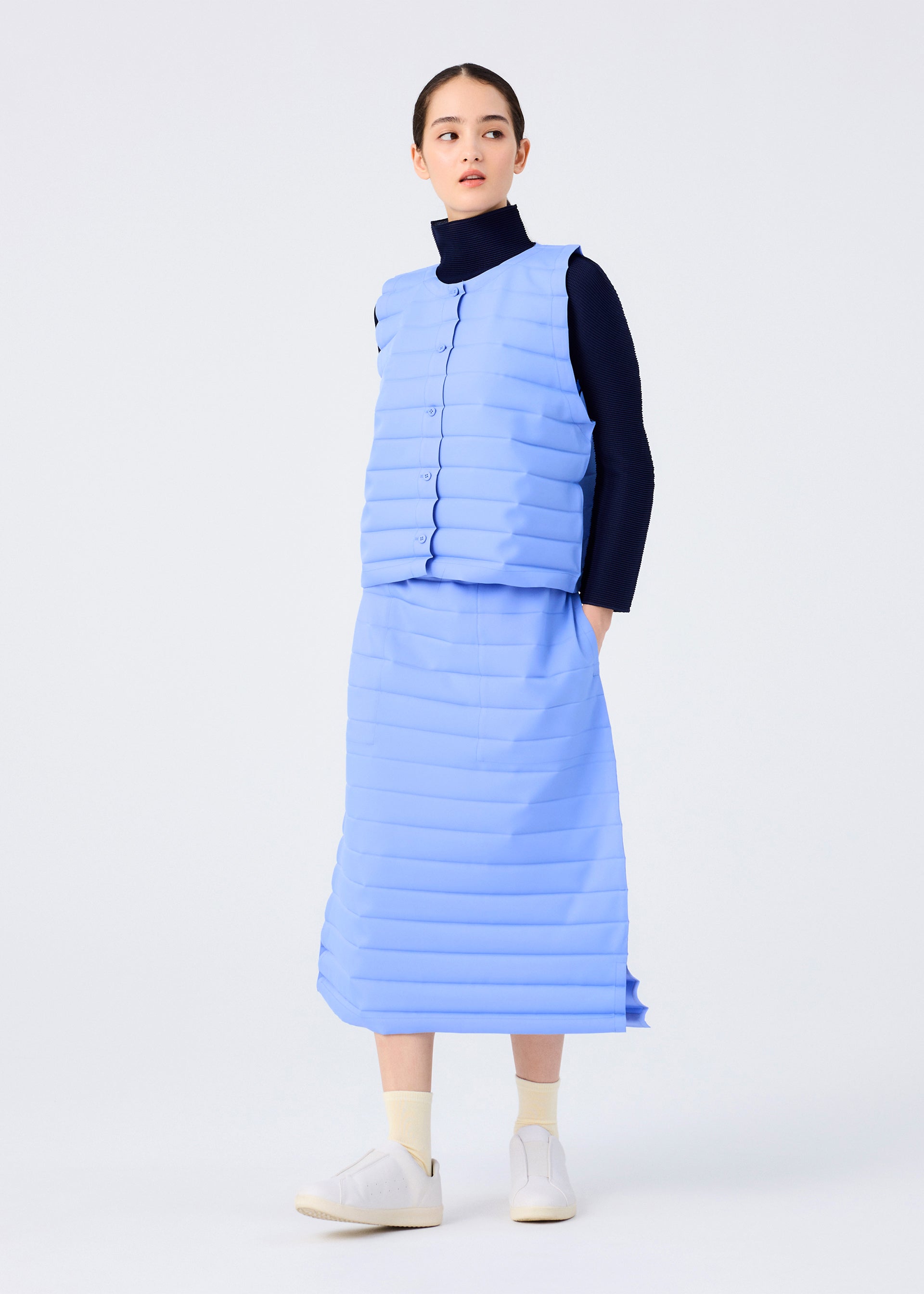 RIPPLE PLEATS、ウィメンズ_スカート、着用画像1