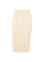 ZIG ZAG PLEATS、ウィメンズ_スカート、ホワイト