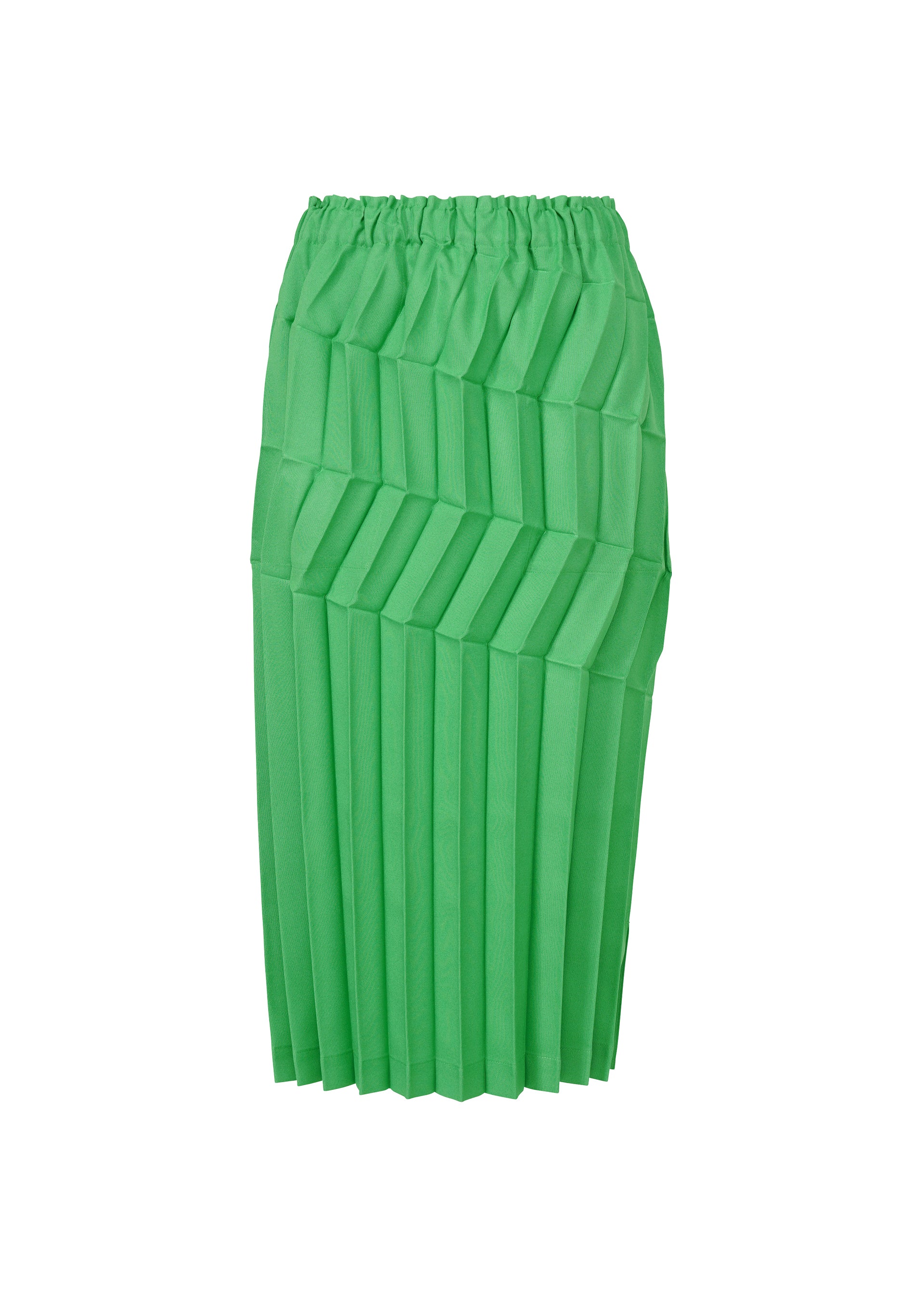 PLEATS PLEASE スカート グリーン 中古・古着通販】PLEATS PLEASE THICKER BOUNCE SKIRT シッカー