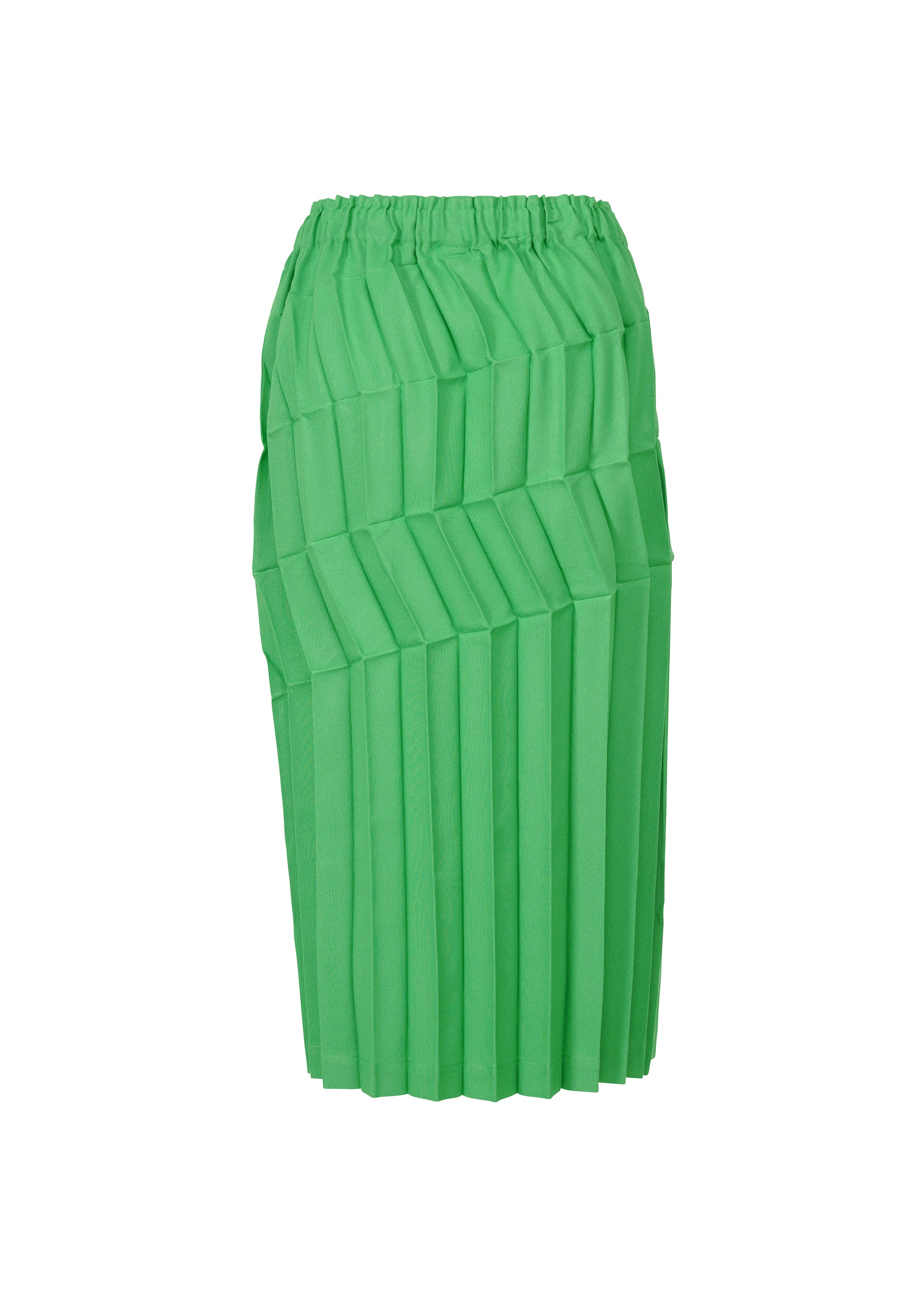 MISSEY MIYAKE ♡青緑 シワ加工　フレアスカート ZIG ZAG PLEATS – isseymiyake.com