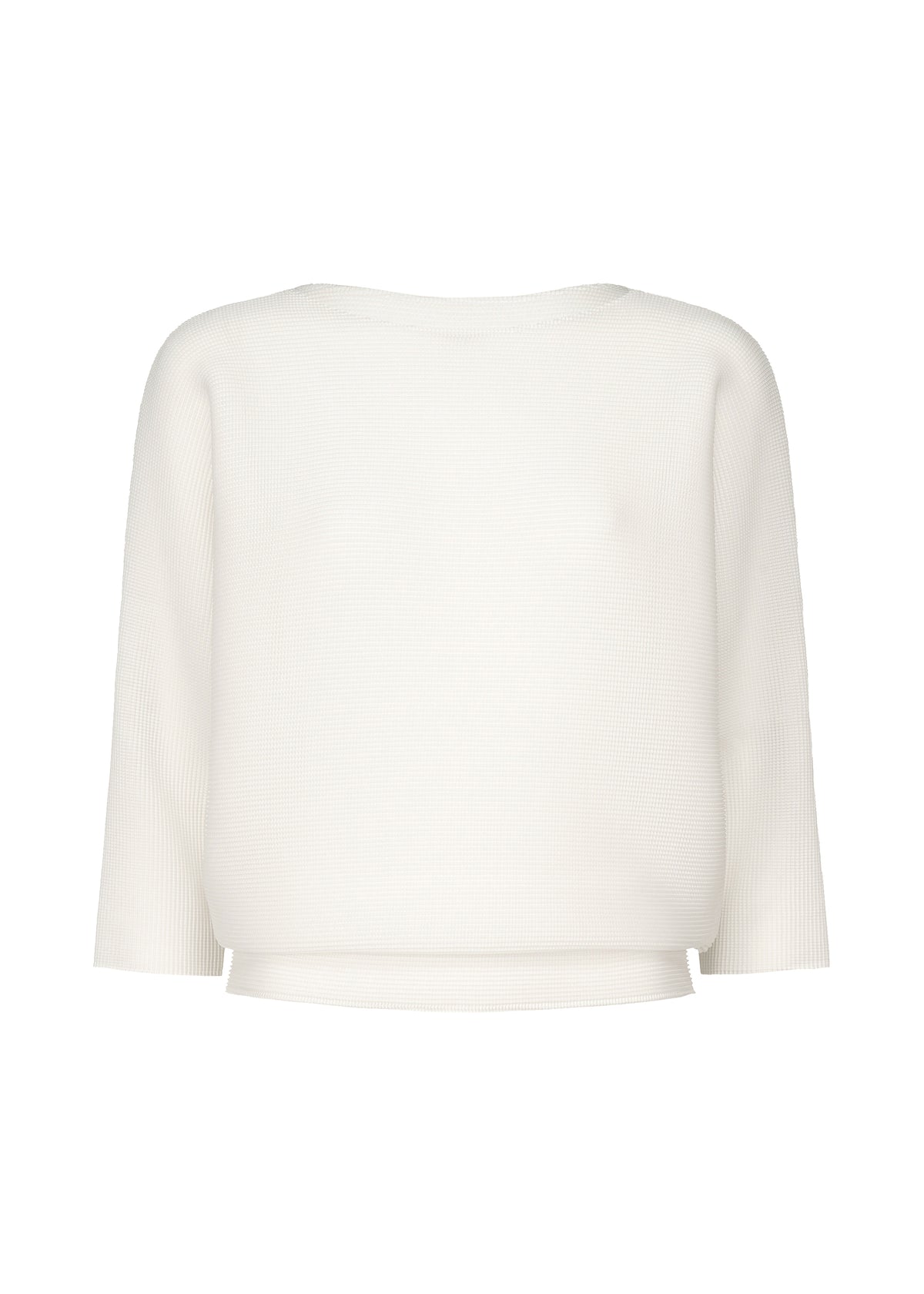 DOLMAN STRETCH PLEATS、ウィメンズ_トップス_トップ、ホワイト